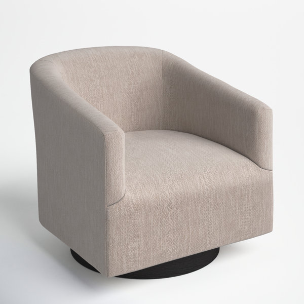 AllModern Donovan Upholstered Swivel Barrel Chair & Reviews Wayfair